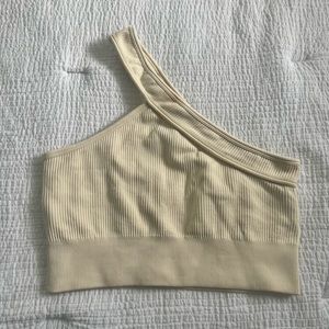One Shoulder Work Out Top